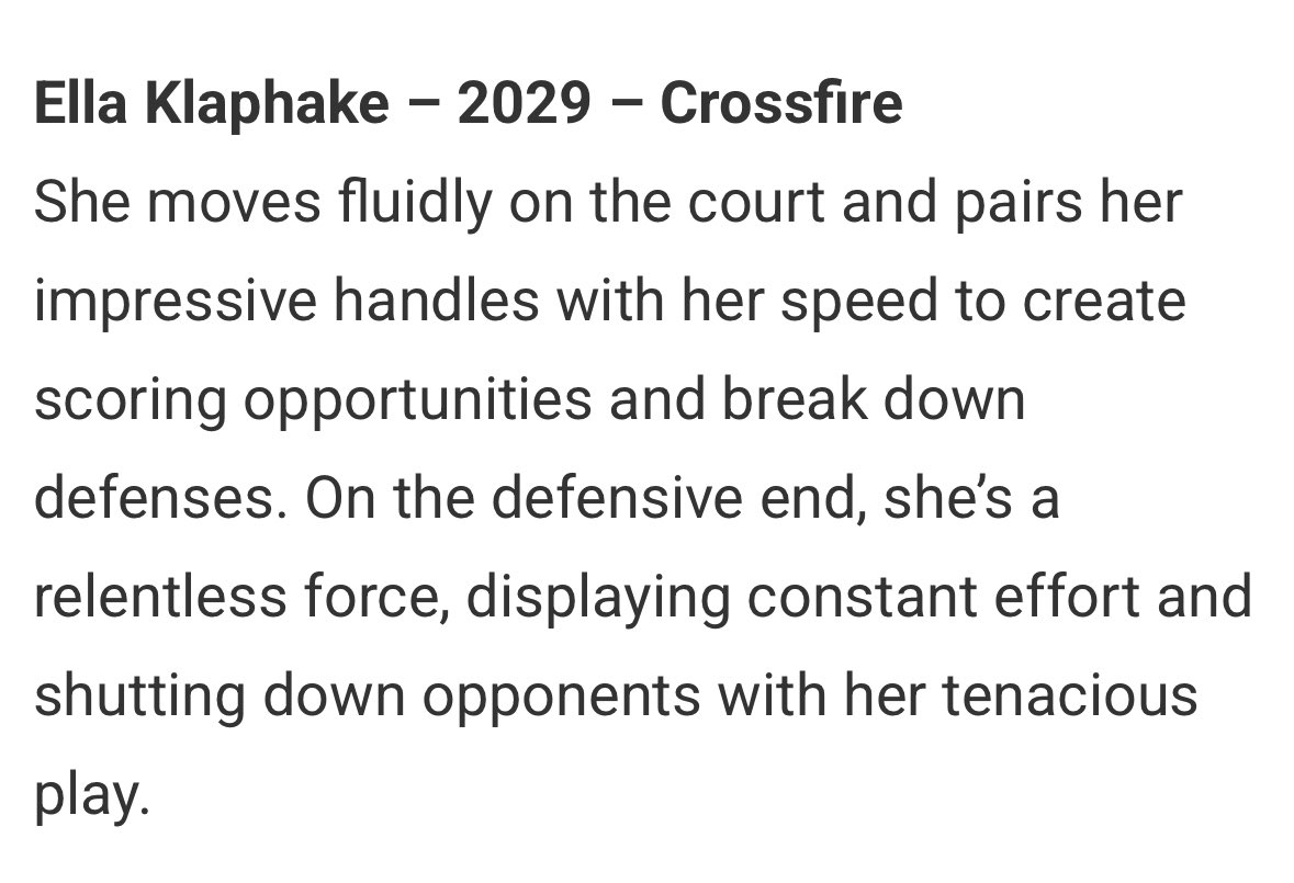 Thank You for the call out <a href="/JrAllStarMN/">Minnesota Jr. All-Star GBB</a>