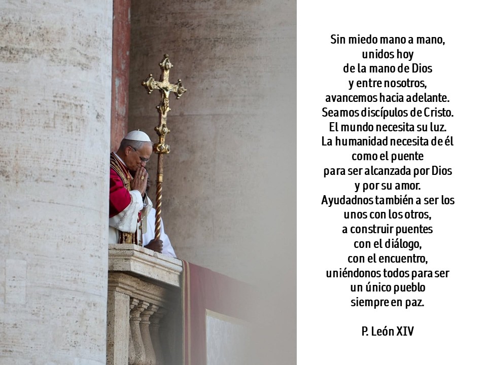 Damos gracias a Dios.
Oremos para que estas palabras primeras del #PapaLeónXIV se hagan realidad durante su ministerio.
🙏☀️