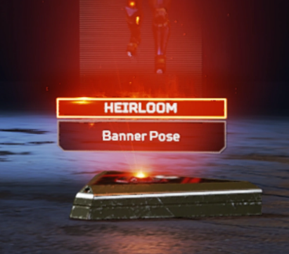 HYPERMYSTx's tweet photo. Catalyst's Heirloom will likely not be universal, as it features a mythic banner pose as of now,  though this could change at release. https://t.co/7kmKTNrKoT