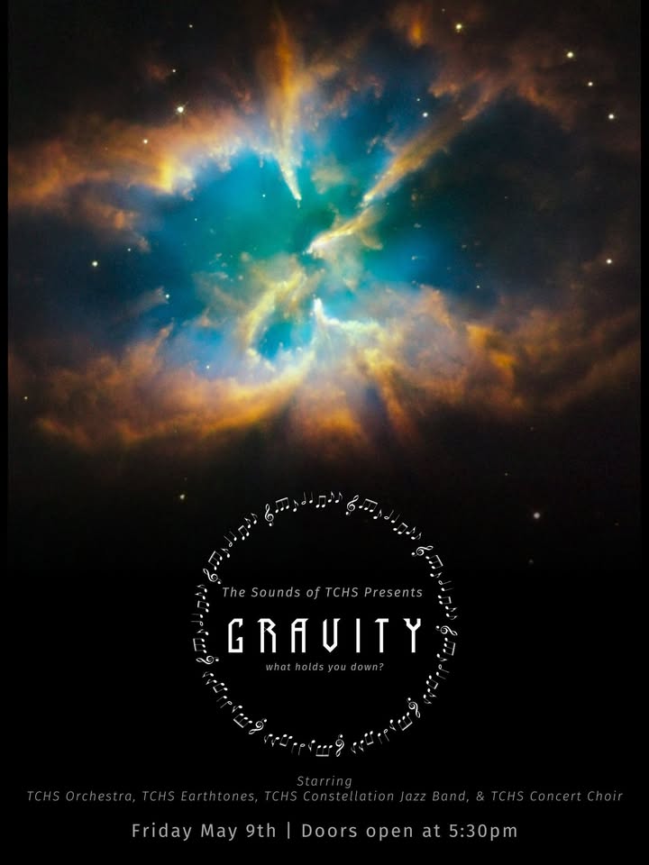 Reminder: Join the TCHS Music Department for a night of sounds starring the TCHS Orchestra, TCHS Earthtones, TCHS Constellation Jazz Band, &amp; TCHS Concert Choir.

🗓️ Friday, May 9, 2025
🕔 5:30 p.m.
📍 TCHS Theatre