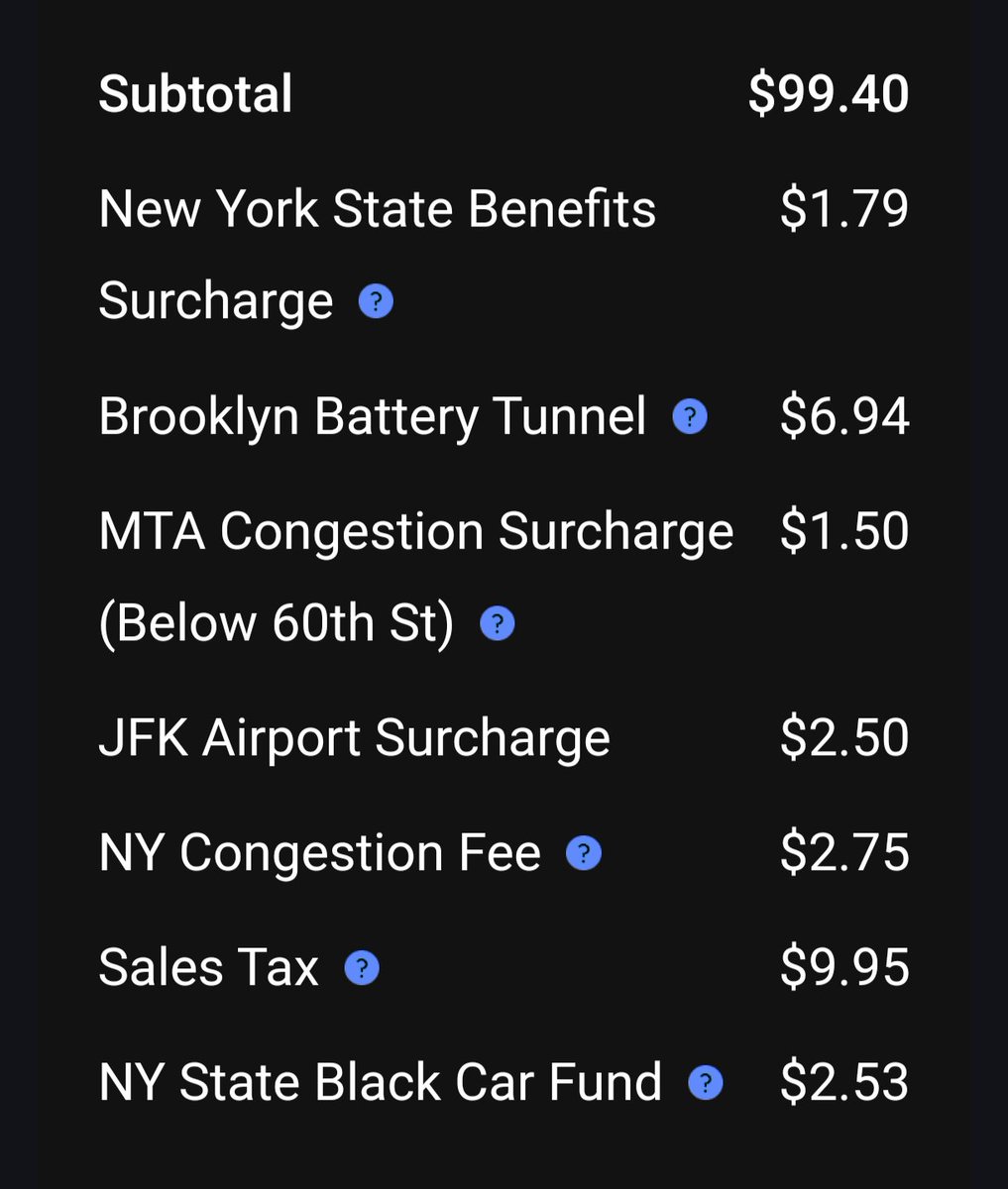 Jason Banks (@iamjasonbanks) on Twitter photo Hey @uber and <a href="/GovKathyHochul/">Governor Kathy Hochul</a> why am I paying two separate congestion fees leaving NYC to go to JFK? Almost $30 in fees and taxes is crazy! Hey @uber and <a href="/GovKathyHochul/">Governor Kathy Hochul</a> why am I paying two separate congestion fees leaving NYC to go to JFK? Almost $30 in fees and taxes is crazy!