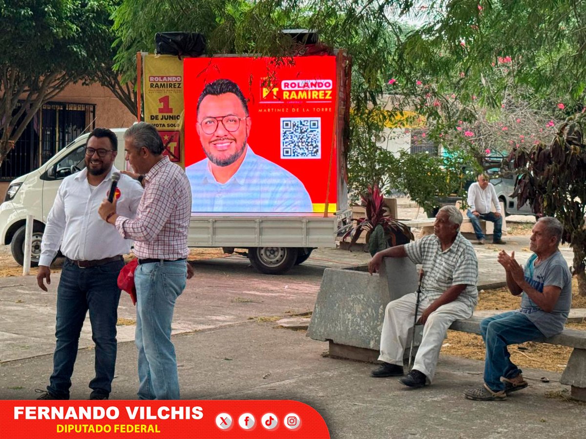 #TodoElPoderAlPueblo l Hoy caminé con mi amigo Rolando Ramírez, candidato del PT a la presidencia municipal de Martínez de la Torre, Veracruz, en su recorrido por la comunidad de Paso Largo, un hermoso lugar que este 1 de junio se sumará a este proyecto de verdadera izquierda.