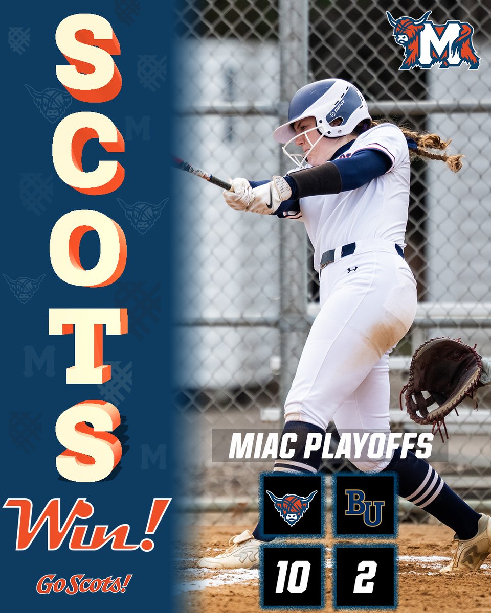 Macalester Athletics (@macalesterscots) on Twitter photo 𝙎𝘾𝙊𝙏𝙎 𝙒𝙄𝙉! 🥎➡️
Tess Bojorquez went 3-for-3 with 4 RBIs and Martha Miller pitched another gem to help <a href="/macalestersb/">Macalester Softball</a> earn its first postseason win! The first-round victory advances the Scots to the semifinals for the first time. Congratulations, Scots!
#ScotsWin #GoScots 𝙎𝘾𝙊𝙏𝙎 𝙒𝙄𝙉! 🥎➡️
Tess Bojorquez went 3-for-3 with 4 RBIs and Martha Miller pitched another gem to help <a href="/macalestersb/">Macalester Softball</a> earn its first postseason win! The first-round victory advances the Scots to the semifinals for the first time. Congratulations, Scots!
#ScotsWin #GoScots