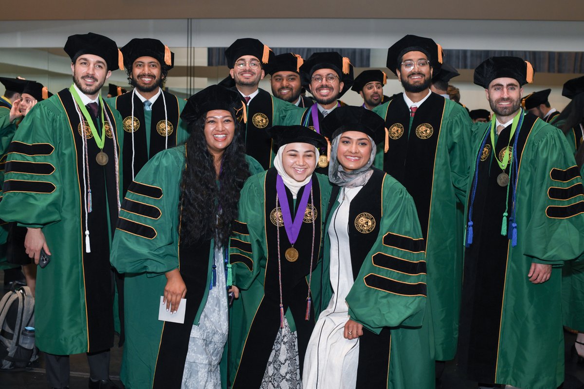 USF Health Medicine (@usfhealthmed) on Twitter photo From your first white coat to today’s commencement, these 181 new doctors have displayed incredible resilience and dedication to the noble goal of becoming a physician. Congratulations and good luck to the #Classof2025: Full story: bit.ly/4kdGVac
<a href="/USFHealth/">USF Health</a> From your first white coat to today’s commencement, these 181 new doctors have displayed incredible resilience and dedication to the noble goal of becoming a physician. Congratulations and good luck to the #Classof2025: Full story: bit.ly/4kdGVac
<a href="/USFHealth/">USF Health</a>