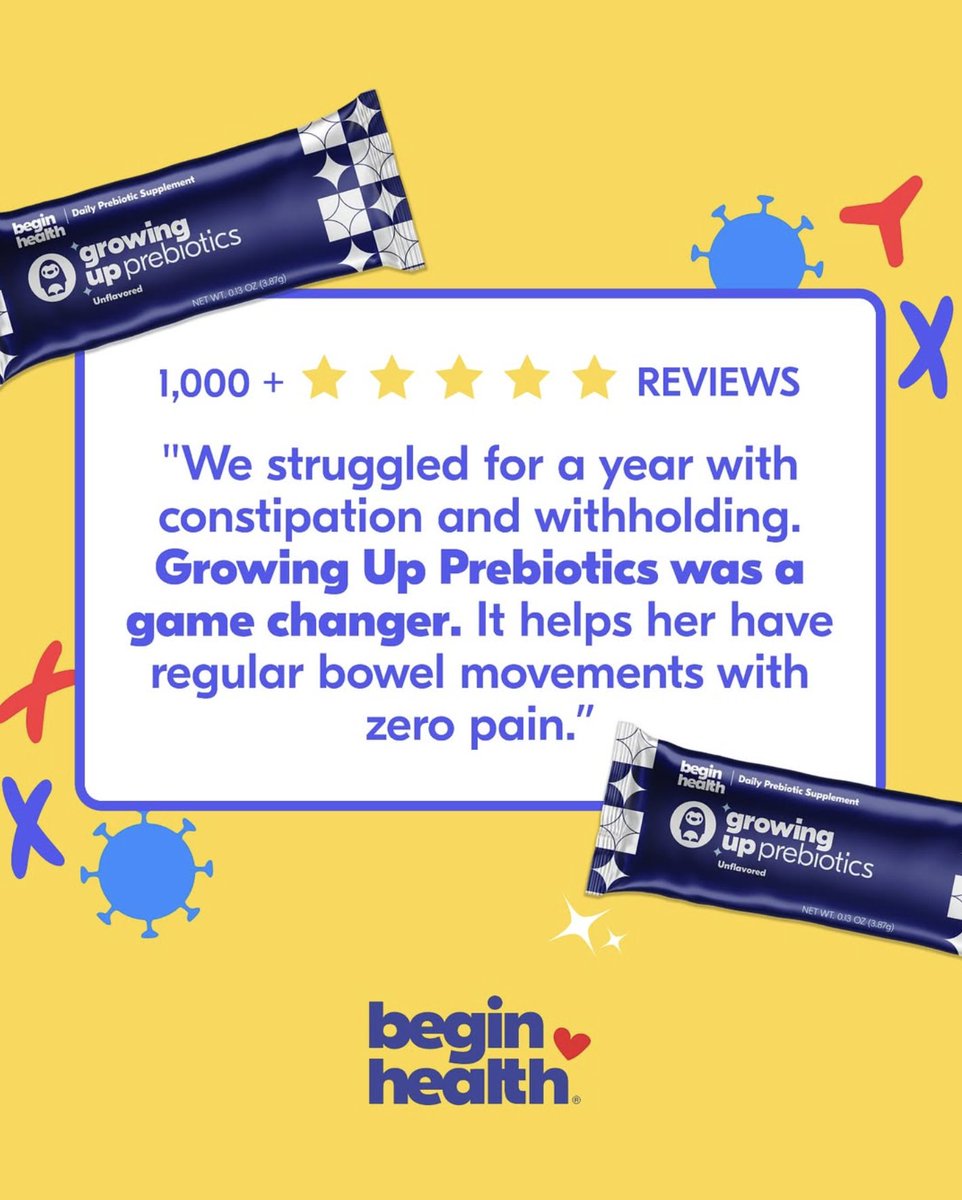 Kids struggling with poop problems?

Over 1,000 parents say Growing Up Prebiotics has been the gamechanger for smoother, more consistent potty routines.