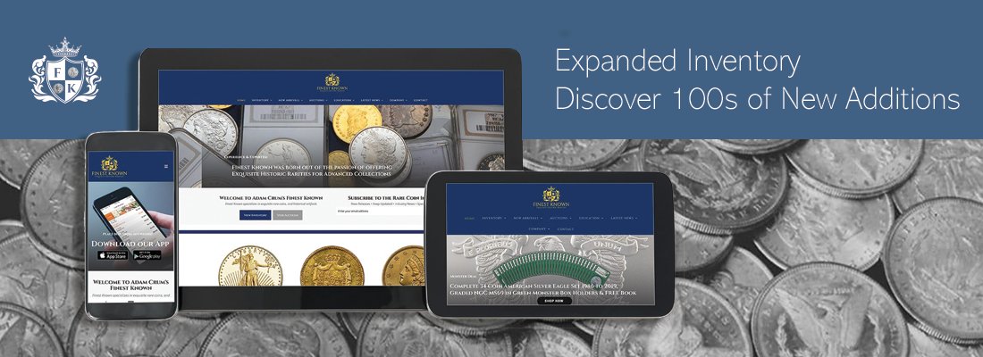 Discover Rare Treasures &amp; Unbeatable Value
finestknown.com/rare-coins/mor…
We're thrilled to announce a massive update to our online inventory—hundreds of new Silver Dollars are now available at Finest Known! Whether you're a seasoned collector or just getting started, now is the perfect
