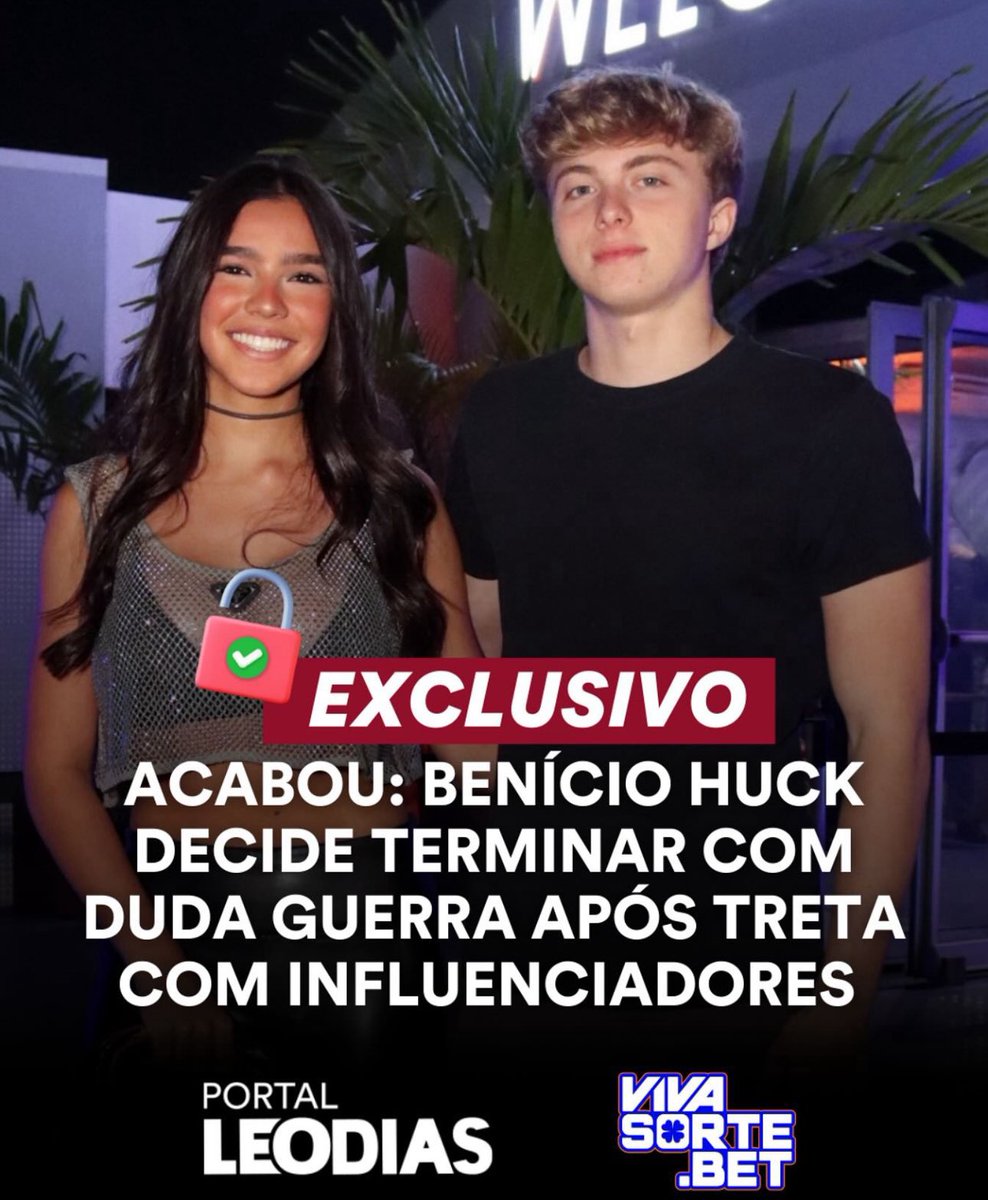O tanto que essa menina Duda Guerra deve está arrependida de ter entrado em uma confusão! Que sirva de exemplo para outras meninas e meninos que vierem se relacionar com filho ou filha de famosos! Evitem exposições, eles não gostam! Angélica, Luciano sempre foram discretos!