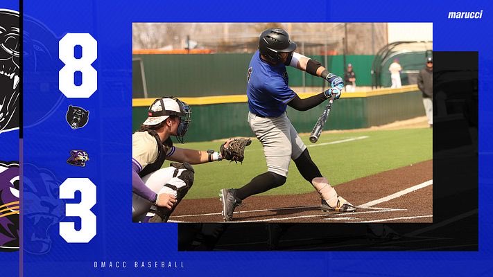 DMACC Baseball (@dmaccbaseball) on Twitter photo ❗️BEARS WIN❗️
The Bears beat Ellsworth 8-3 to advance in the Region 11 Tournament!
<a href="/CarterWoollums/">Carter Woollums</a>
5.1 IP, 5 H, 3 R, 6 Ks
<a href="/jaqsontejada/">Jaqson Tejada</a>
2.1 IP, 1 H, 0 R, 3 Ks
WP: <a href="/Gage_Miller14/">Gage Miller</a>
<a href="/FrommeltKaden/">Kaden Frommelt</a> 3/5, 2 R, 2 RBI, HR
<a href="/moorebrock19/">Brock Moore</a> 2/2, 4 RBI, HR
<a href="/blak3cranc3r/">Blake Crancer</a> 3/3, 2 RBI, 2B ❗️BEARS WIN❗️
The Bears beat Ellsworth 8-3 to advance in the Region 11 Tournament!
<a href="/CarterWoollums/">Carter Woollums</a>
5.1 IP, 5 H, 3 R, 6 Ks
<a href="/jaqsontejada/">Jaqson Tejada</a>
2.1 IP, 1 H, 0 R, 3 Ks
WP: <a href="/Gage_Miller14/">Gage Miller</a>
<a href="/FrommeltKaden/">Kaden Frommelt</a> 3/5, 2 R, 2 RBI, HR
<a href="/moorebrock19/">Brock Moore</a> 2/2, 4 RBI, HR
<a href="/blak3cranc3r/">Blake Crancer</a> 3/3, 2 RBI, 2B