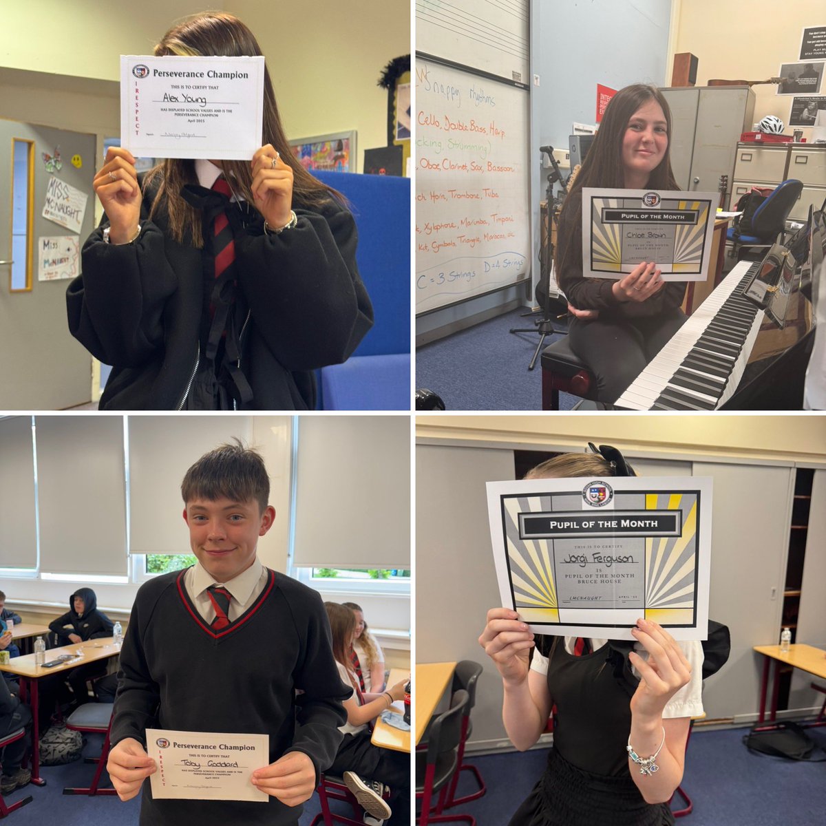 We celebrated our April Pupils of the month and values champs this week 🤩
Well done team - keep up the good work!!
<a href="/GovanHighSchool/">Govan High School</a> 
#BrilliantBruce✨