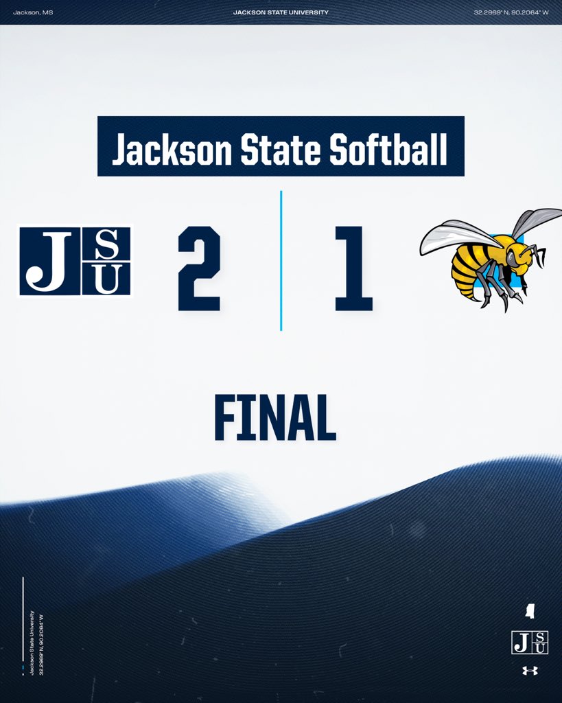 ‼️TIGERS‼️WIN‼️

JSU advances to the championship game with a 2-1 win over Alabama State. The Tigers will play tomorrow at 2:30 pm at the Gulfport Sportsplex!

#TheeILove | #GoJSUTigersSB🐅