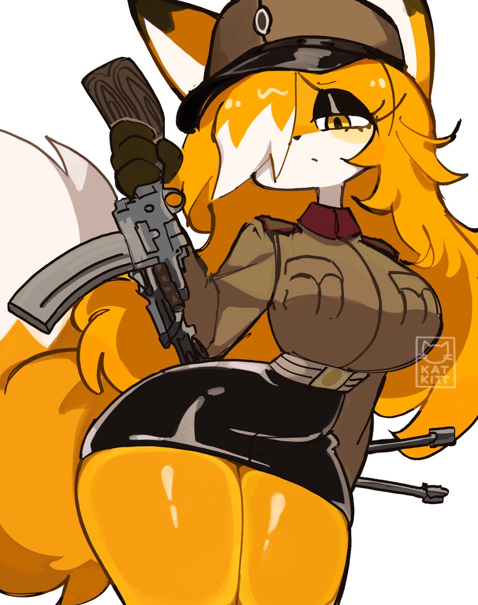 Fox girl reporting for duty!