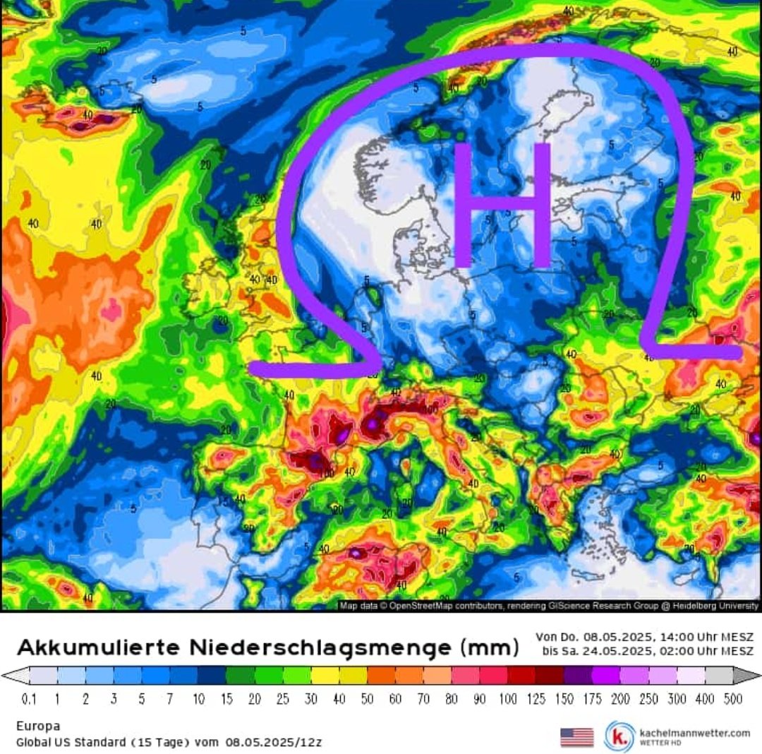 MaximilianSeel's tweet photo. Ich mag Ω-Hochs nicht. Die sind langweilig, stur und faul. Absolut nervig diese blöde Wetterlage! https://t.co/Qn8DeJI6b7