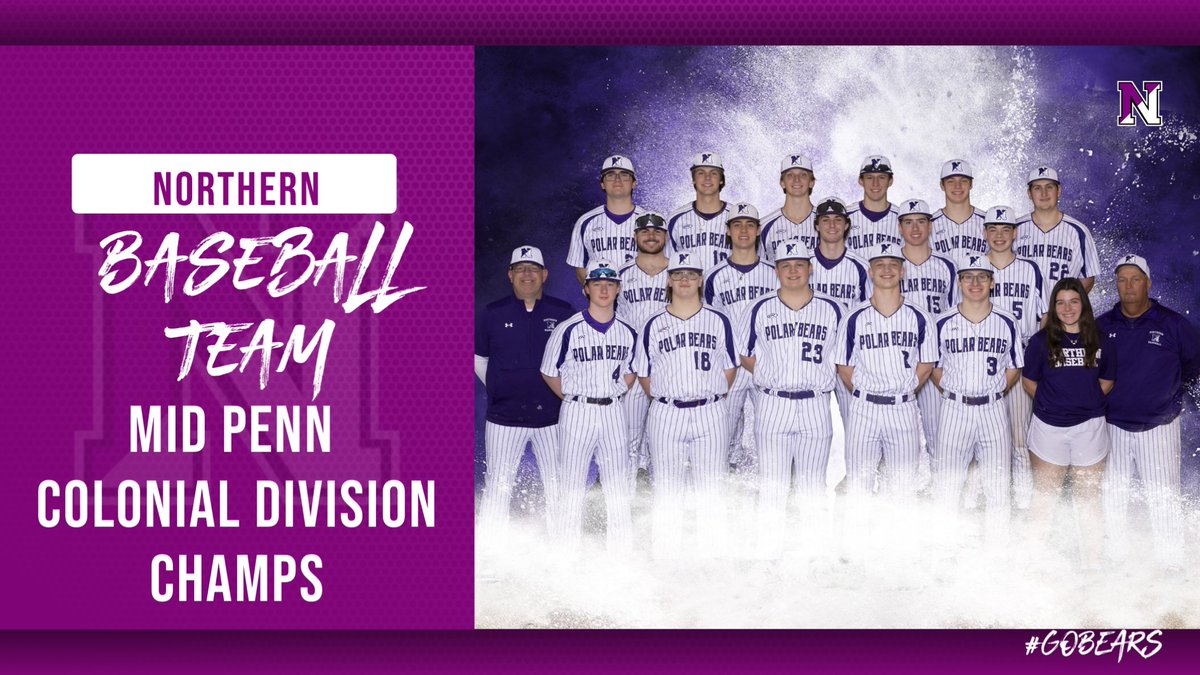 Congratulations to the Northern Baseball and Coaching staff!!!