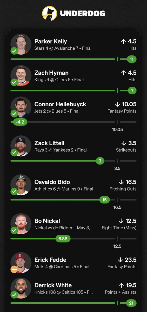 PrimeParlays's tweet image. #UnderdogFantasy Streak is up to 7

4 more for $10,000 💰

Who wants the next pick?