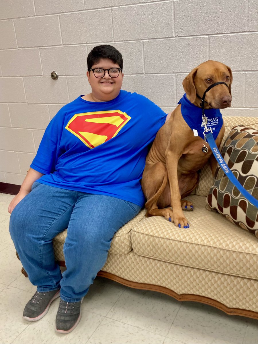 SEL and wellness is important ! Our community access crew loved the PAWS pals who came out to provide a relaxing and joyous experience :)
