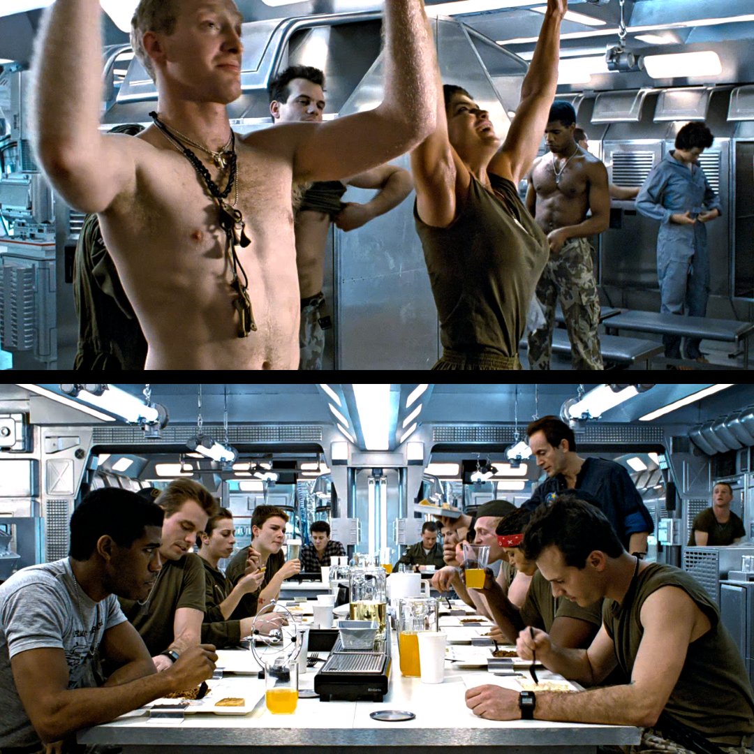 aliensexpanded's tweet photo. Near the beginning of the film, we are introduced to a great many characters at once! Did you develop favourite Marines early on, or did your favourite shine through later?
#Alien #Aliens #JamesCameron #AvP #SciFi #80s #AliensExpanded https://t.co/iNmvaETLmI