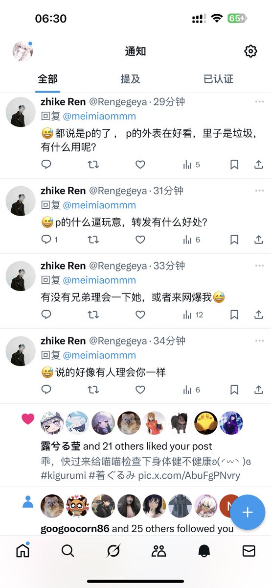 呜呜被网暴了