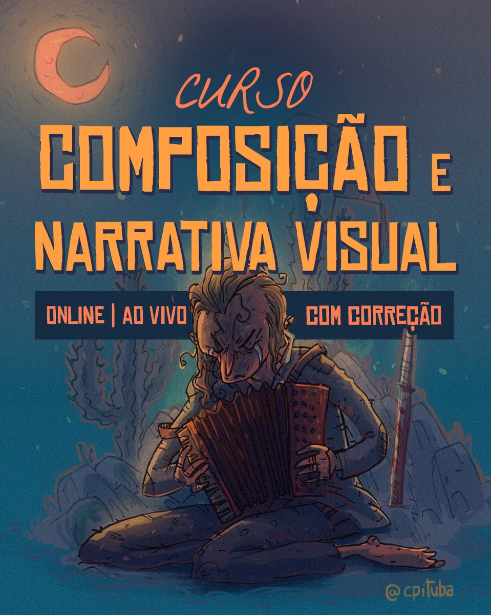 CPituba's tweet image. Saaaalve, cabeças!
NOVO CURSO na área: COMPOSIÇÃO E NARRATIVA VISUAL. Conheça:
composio-e-narrativa-visual.super.site