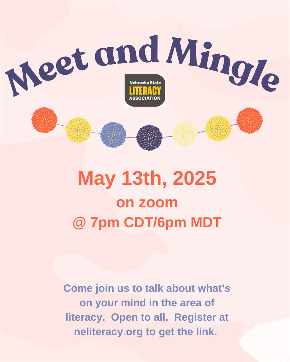 Ms_CStevens's tweet image. Mingle with us...NSLA @NebraskaReads #LiteracyForAll  neliteracy.org/event-6155370