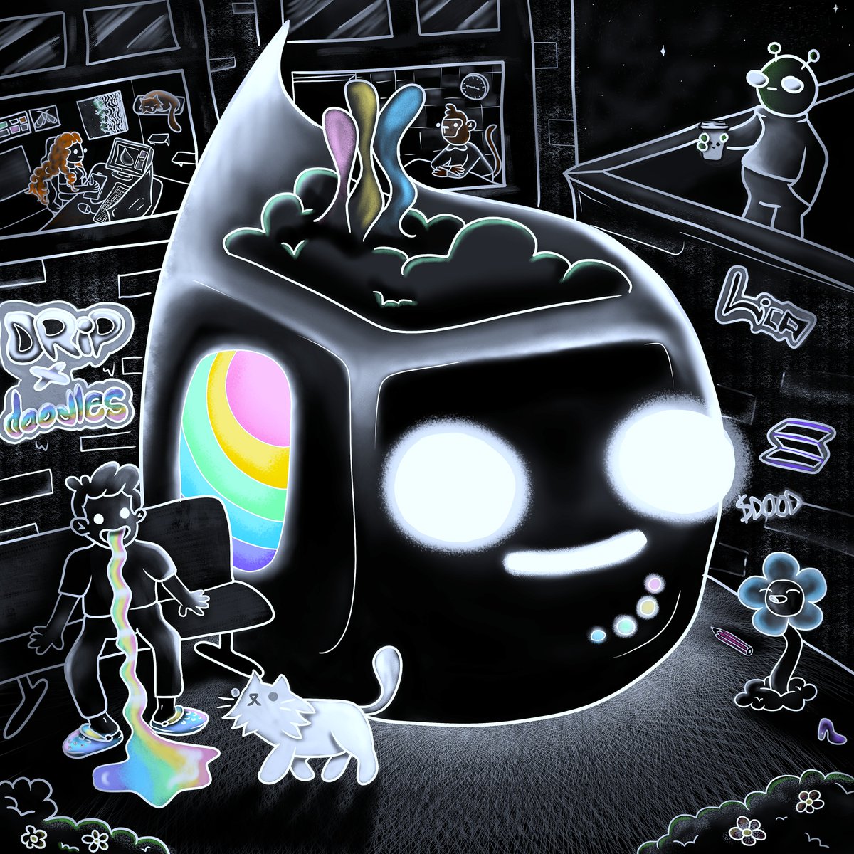 Got my airdrop by $DOOD ● - ●

Huge thanks to <a href="/drip_haus/">DRiP 💧</a> and <a href="/doodles/">doodles</a> for their amazing support for creators! 
It's so incredible being part of community and build a lot of great stuff!