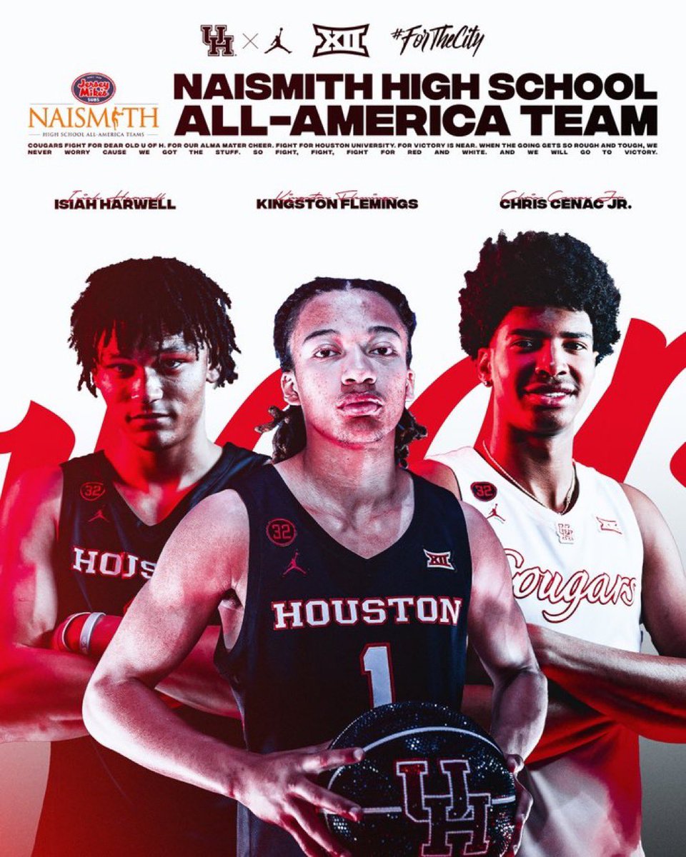 BarstoolCoogs's tweet photo. No one in CBB is having a better offseason than Houston

The Coogs are adding elite talent:

5⭐️ Fr. Kingston Flemings
5⭐️ Fr. Chris Cenac Jr.
5⭐️ Fr. Isiah Harwell
3⭐️ Fr. Bryce Jackson
4⭐️ Sr. Pop Isaacs
4⭐️ Sr. Kalifa Sahko

Kelvin Sampson’s squad should open in the Top 10 🐾 https://t.co/UVjjsZo80A