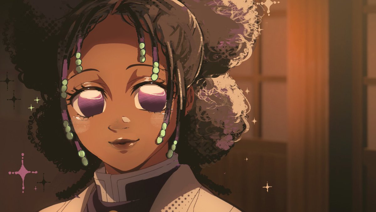 Did an screenshot edit 
with my blasian shinobu design :3