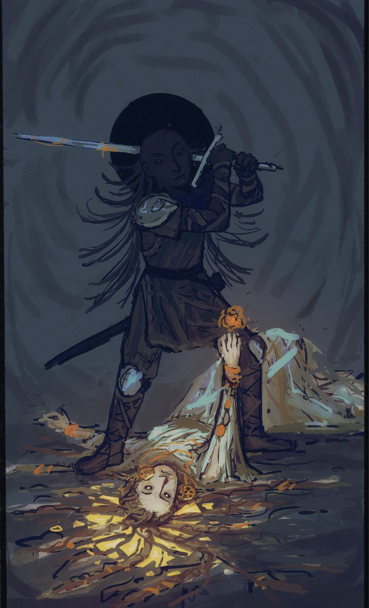 Death of Light

Sketch to celebrate that my brother beat fifth pantheon 
#hollowknight #gijinka