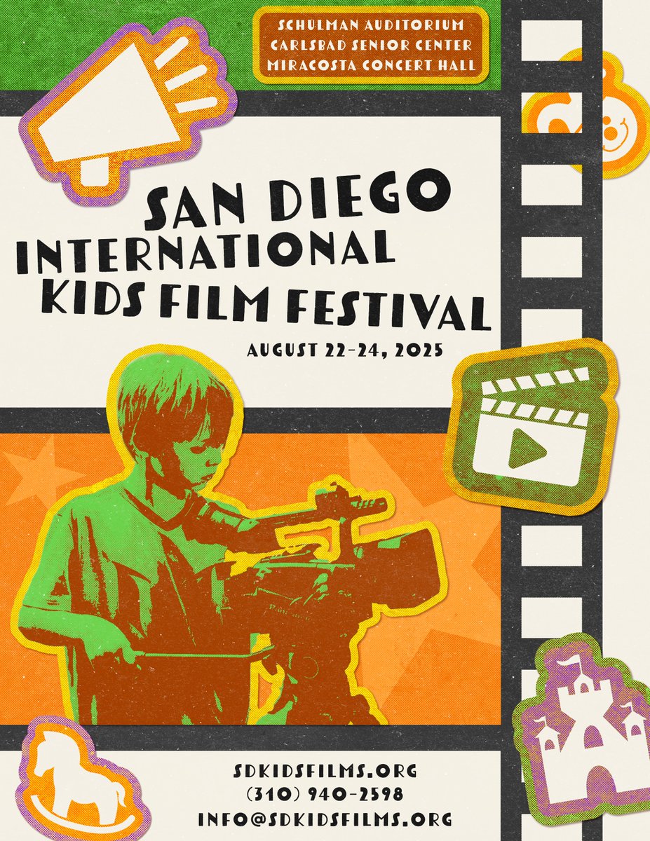 the 2025 San Diego International kids' Film Festival is opening for submission now. filmfreeway.com/SDIKFF