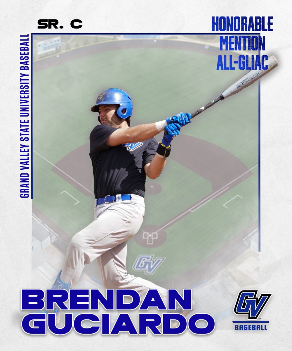 Sr., C - Brendan Guciardo

Started 46 games and hit .321...Tallied 53 hits, 26 runs scored and 23 RBI...171 games played, 184 career hits, 96 RBI, 91 runs scored, 36 doubles. #AnchorUp