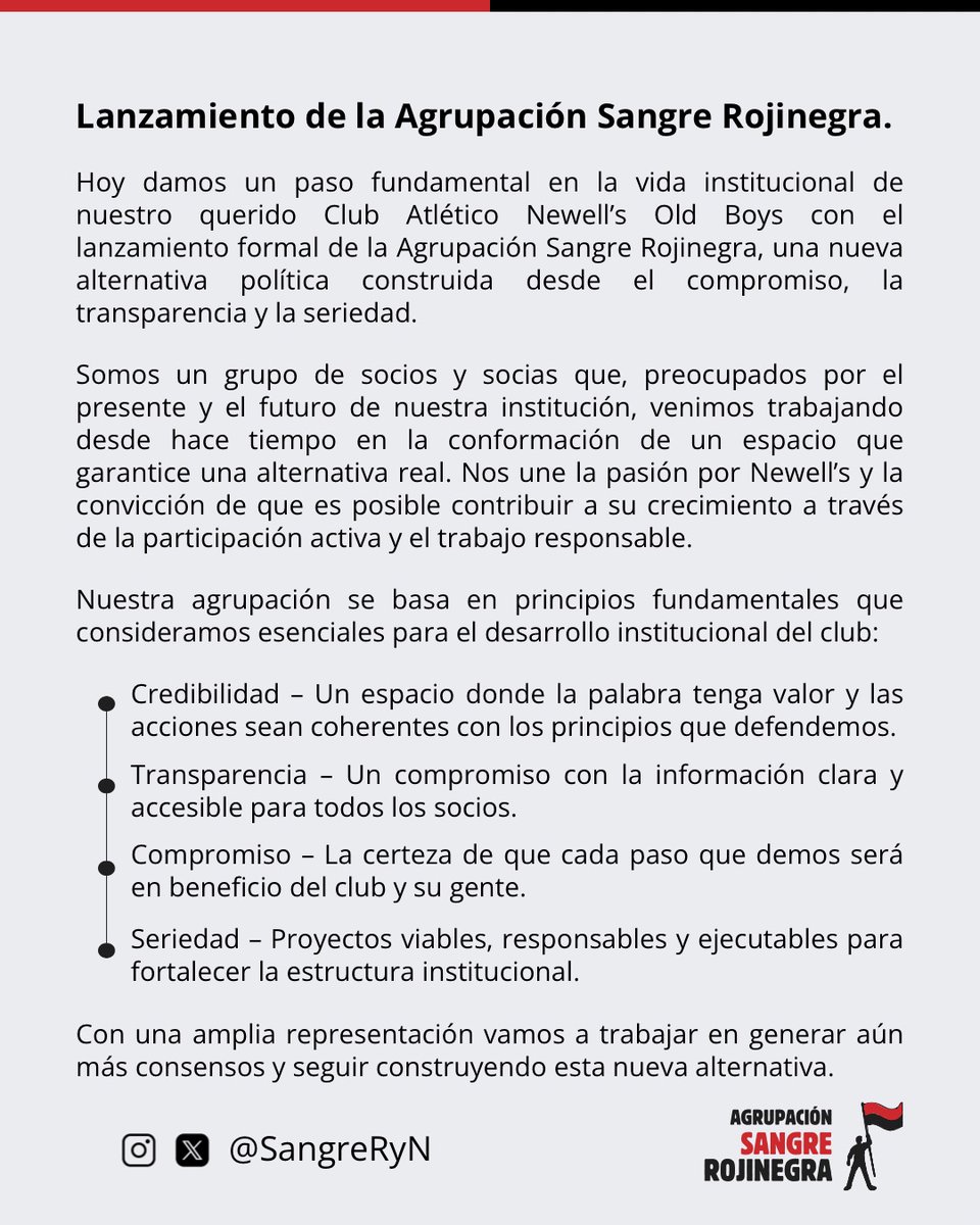 sangreRyN's tweet photo. Hoy nace formalmente la Agrupación Sangre Rojinegra https://t.co/zKgJyEcVCZ