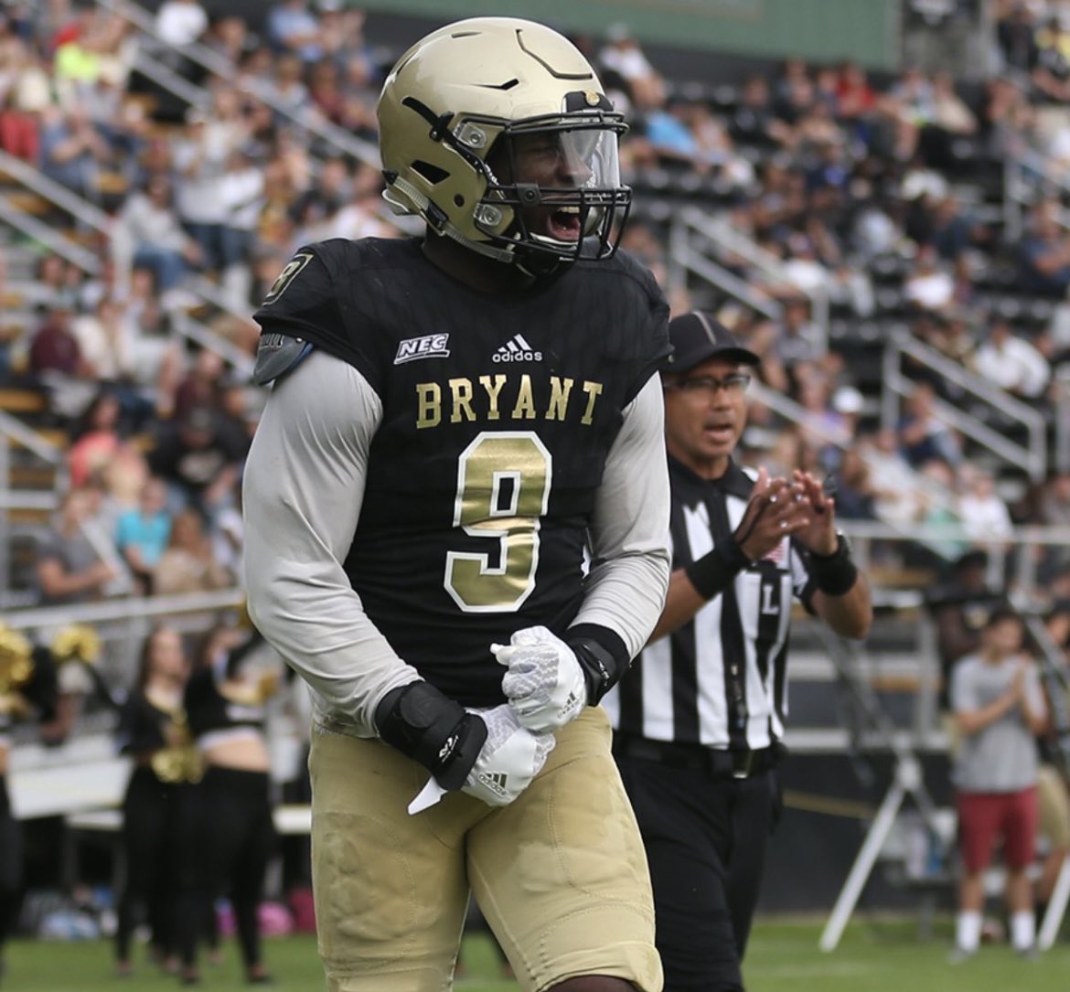 Domani Edwards (@edwardsdomani76) on Twitter photo After a great conversation with <a href="/CoachLinney/">Brandon Linney</a> I am blessed to receive my first offer/d1 offer from Bryant University. <a href="/JHRoseAthletics/">J.H. Rose Athletics</a> <a href="/CoachMatthews76/">Trashon Matthews</a> <a href="/CMerrittMT/">Chris Merritt</a> <a href="/coachjmsmith_/">Coach Jordan Smith</a> @Wiliebecu86 <a href="/jhrosefootball/">JH ROSE FOOTBALL</a> After a great conversation with <a href="/CoachLinney/">Brandon Linney</a> I am blessed to receive my first offer/d1 offer from Bryant University. <a href="/JHRoseAthletics/">J.H. Rose Athletics</a> <a href="/CoachMatthews76/">Trashon Matthews</a> <a href="/CMerrittMT/">Chris Merritt</a> <a href="/coachjmsmith_/">Coach Jordan Smith</a> @Wiliebecu86 <a href="/jhrosefootball/">JH ROSE FOOTBALL</a>