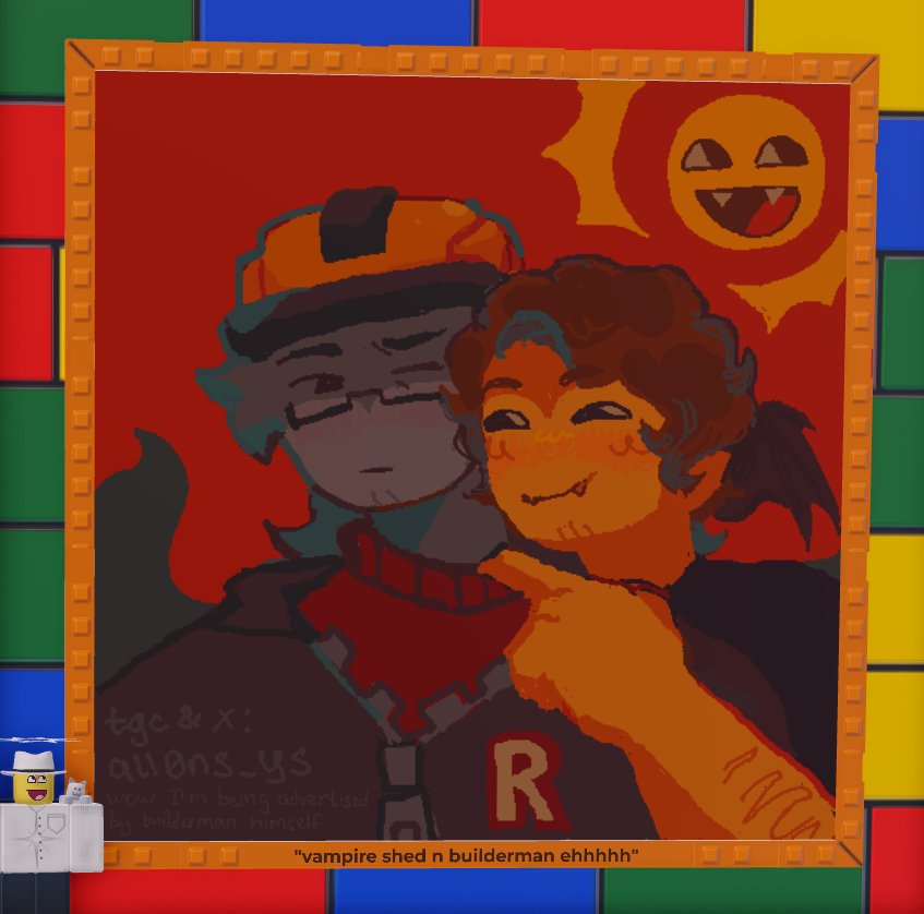 idk why i drew d4t ep1c sun... vampletsky is gonna die

#buildermon #buildershed