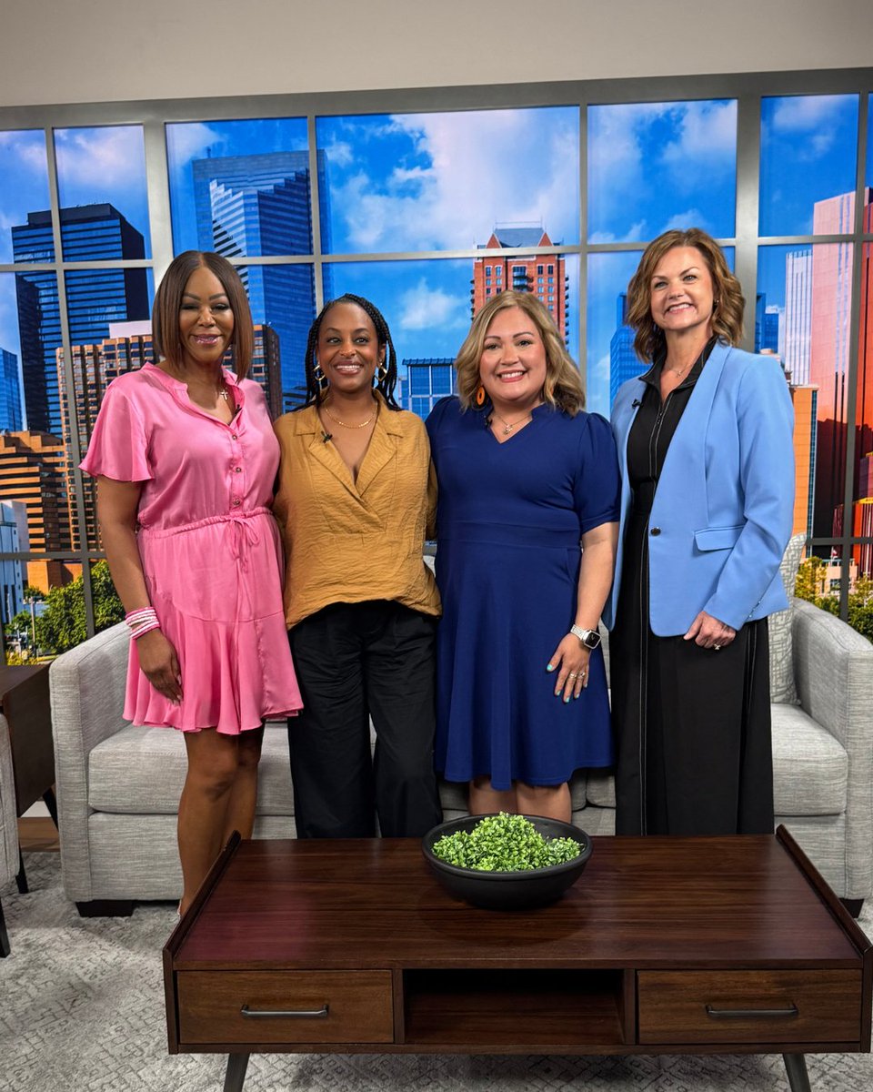 GoodReasonHou's tweet photo. Behind the scenes with @PasadenaISD_TX's Superintendent and Melillo Middle School's Principal after their LIVE feature on @GreatDayHouston! 🎉 So proud of Melillo MS, a 2025 School That Inspires, for their innovative approach. #school #inspiring #houston #teacherappreciationweek https://t.co/6vzCyri23d