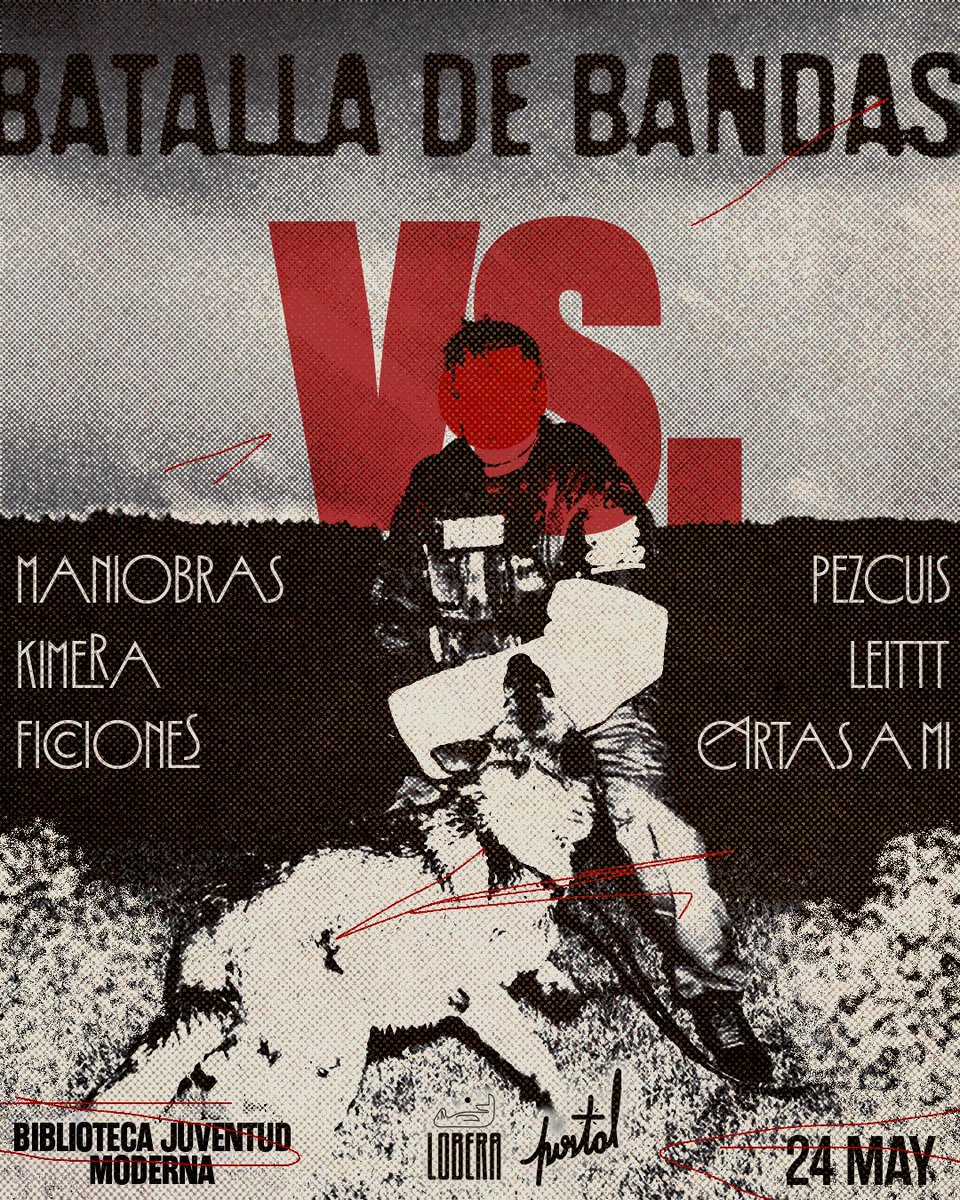 loberaprod's tweet image. ⚔️🎸BATALLA DE BANDAS🎸⚔️

Nos encontramos en la biblioteca el sábado 24/05 a las 20hs para este encontronazo entre bandas, esperamos verlos hinchando por ellas💖

Anticipadas por dm $5000 al alias "loberaprod", mandar comprobante📥

Flyer x @almendrer_a
