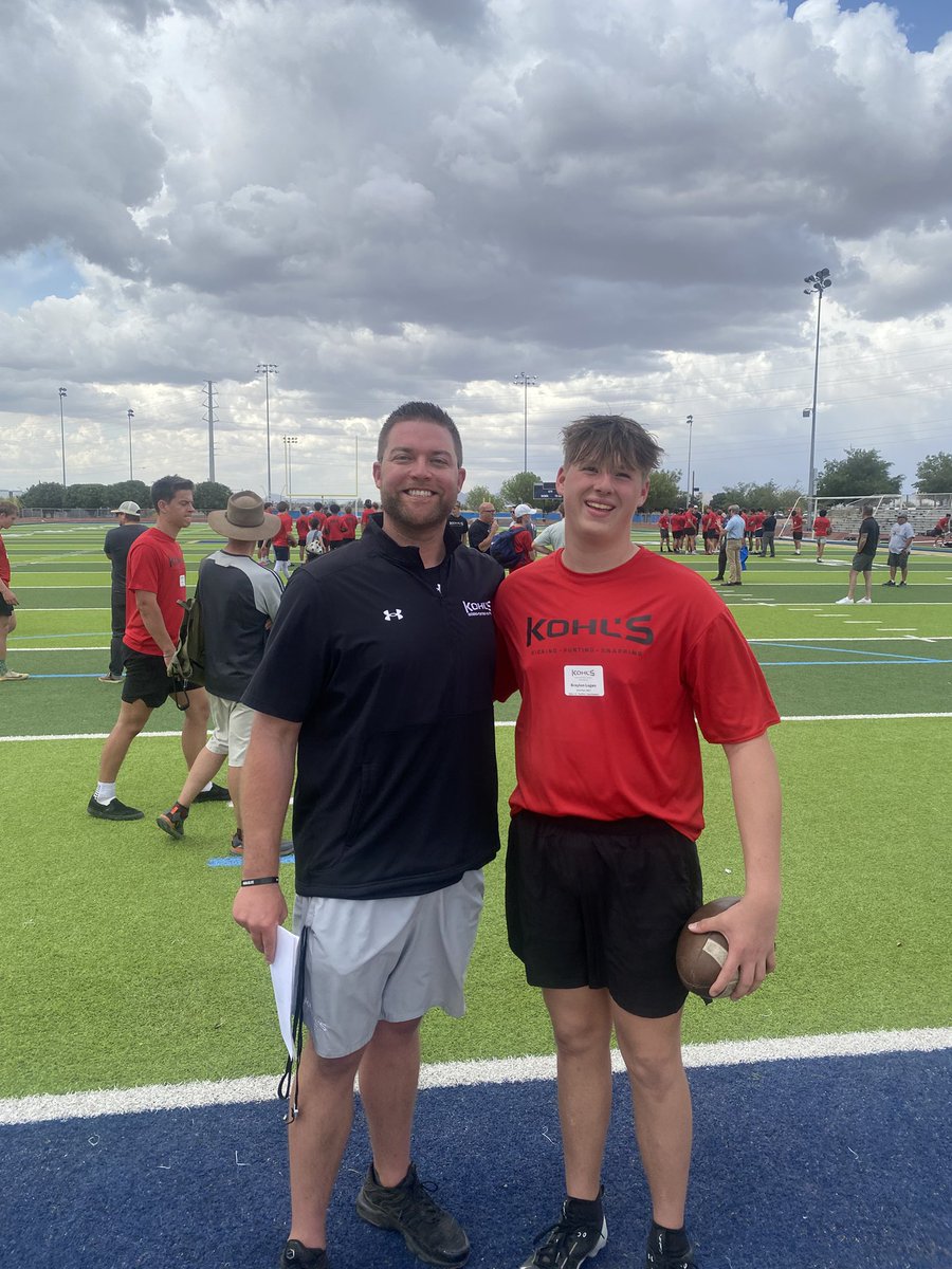Braylon Logan (@braylon_logan) on Twitter photo Thank You <a href="/KohlsSnapping/">Kohl's Snapping Camps</a> for hosting a great Showcase here in AZ. Charting 4th overall with a .68 snap and winning a finalist spot in the competition was a huge step in my prep for Gatlinburg! #AZEliteSnap <a href="/TurnerBernard1/">T</a> <a href="/Coach_Casper/">Coach Casey Casper</a> <a href="/bkullos/">Coach Ben Kullos</a> <a href="/steverausch17/">Rausch Kicking</a> <a href="/KohlsHighlights/">Kicking, Punting, Long Snapping Highlights</a> Thank You <a href="/KohlsSnapping/">Kohl's Snapping Camps</a> for hosting a great Showcase here in AZ. Charting 4th overall with a .68 snap and winning a finalist spot in the competition was a huge step in my prep for Gatlinburg! #AZEliteSnap <a href="/TurnerBernard1/">T</a> <a href="/Coach_Casper/">Coach Casey Casper</a> <a href="/bkullos/">Coach Ben Kullos</a> <a href="/steverausch17/">Rausch Kicking</a> <a href="/KohlsHighlights/">Kicking, Punting, Long Snapping Highlights</a>