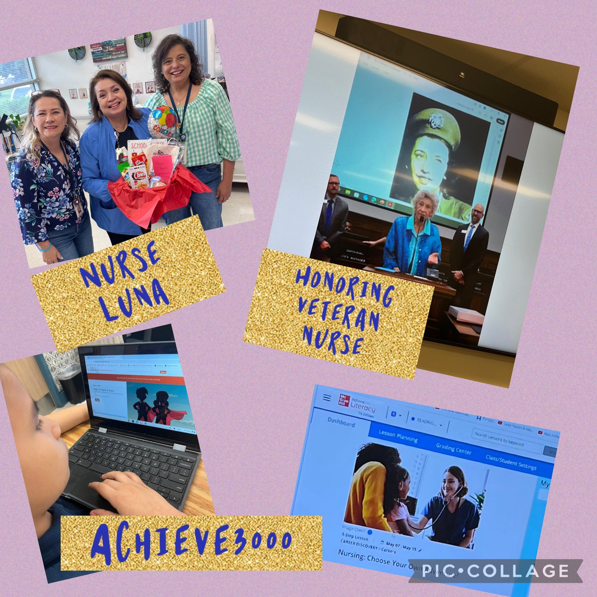 Silvia Valdez (@smvaldezv) on Twitter photo Amazing week with connections #NursesWeek
Honoring Mrs.Hefner nurse veteran during writing winner award ceremony.
Achieve3000 lessons!
<a href="/BES_Cowboys/">Bradfield Elementary</a> Amazing week with connections #NursesWeek
Honoring Mrs.Hefner nurse veteran during writing winner award ceremony.
Achieve3000 lessons!
<a href="/BES_Cowboys/">Bradfield Elementary</a>