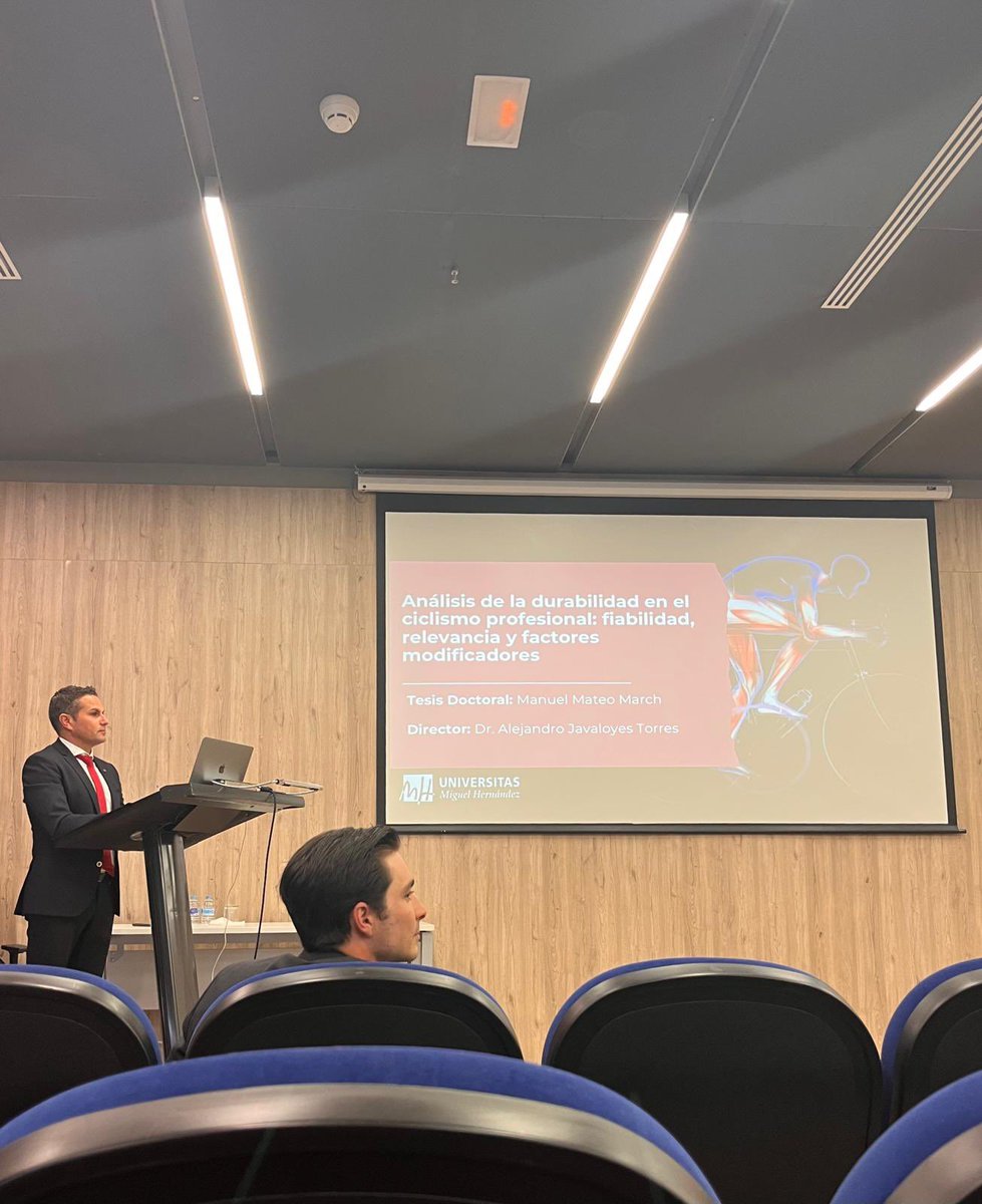 Manuel MATEO-MARCH (@mmateo_march) on Twitter photo Bonito día hoy, defendiendo mi tesis doctoral «Análisis de la durabilidad en el ciclismo profesional: fiabilidad, relevancia y factores modificadores». ¡Muchísimas gracias a todos los que de una forma u otra participaron! <a href="/alejandro_java/">Alejandro Javaloyes</a> <a href="/AlbertoBiomec/">Alberto Encarnación Martínez</a> <a href="/ZabalaMikel/">Mikel Zabala</a> #ManoloMoya Bonito día hoy, defendiendo mi tesis doctoral «Análisis de la durabilidad en el ciclismo profesional: fiabilidad, relevancia y factores modificadores». ¡Muchísimas gracias a todos los que de una forma u otra participaron! <a href="/alejandro_java/">Alejandro Javaloyes</a> <a href="/AlbertoBiomec/">Alberto Encarnación Martínez</a> <a href="/ZabalaMikel/">Mikel Zabala</a> #ManoloMoya