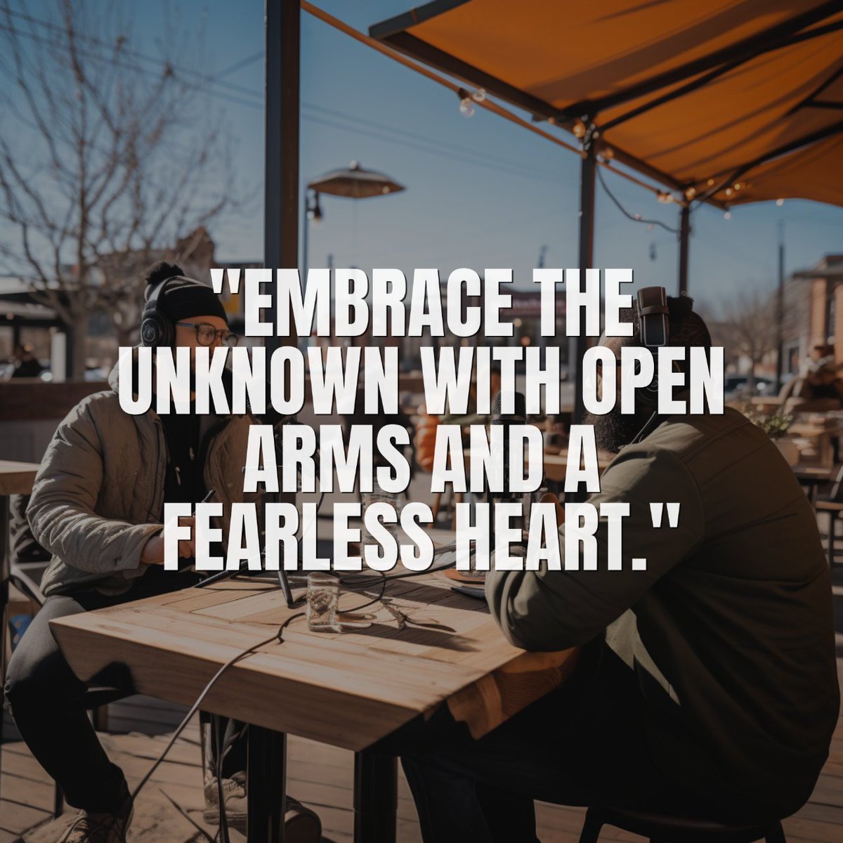 Music_By_Jeremy's tweet photo. Life's richest experiences come from adventures into the unknown. Greet uncertainty with courage and watch as it unfolds into opportunities. 
.
.
#EmbraceUncertainty #FearlessHeart #AdventureAwaits #Thursdaythoughts #motivational #inspirational #islandmentor https://t.co/D7UBu01U2i