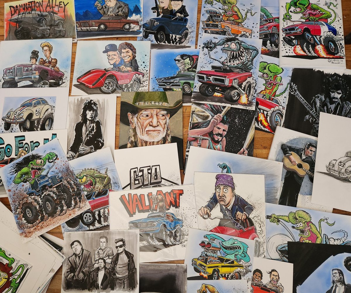 ⚠️⚠️⚠️⚠️
I just noticed I've got over 150 pieces of original art!
Time to clear some inventory! 
Use promo code 𝗢𝗥𝗜𝗚𝗜𝗡𝗔𝗟𝟮𝟱 at checkout and take 25% off ALL original art! 
⚠️⚠️⚠️These are all 1 of 1 so don't wait, once they're gone, they are gone! 
👇Shop ORIGINAL art