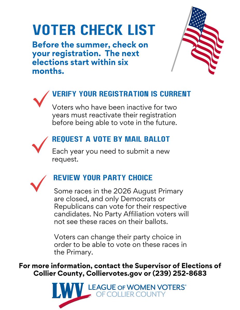 League of Women Voters of Collier County (@lwvcollier) on Twitter photo 