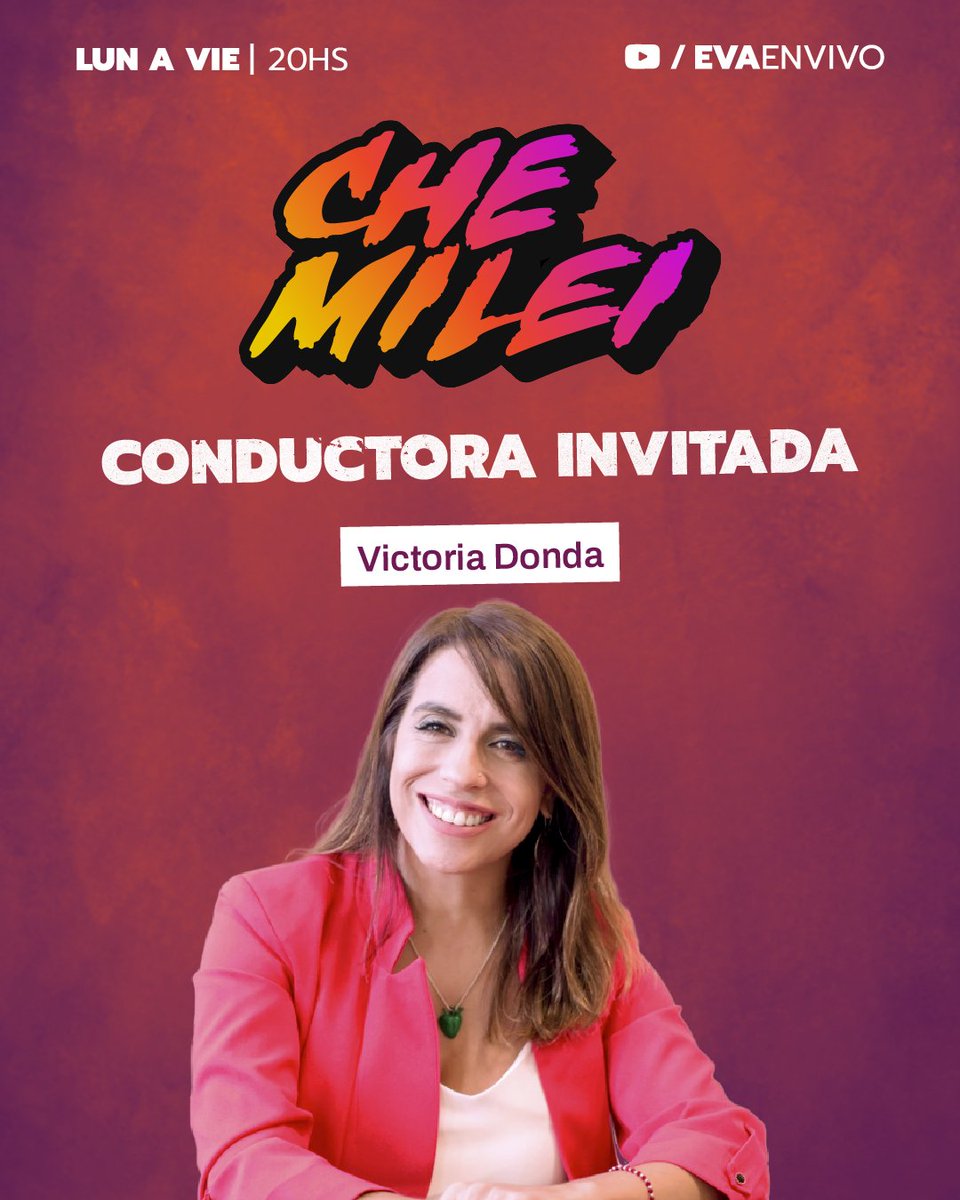 YA en #CheMilei → Rosca celestial: se viene nuevo papa y el legado político de Francisco todavía incomoda a más de uno.

→ “Ficha limpia” y el show de las repercusiones. 

Y mucho más, con <a href="/vikidonda/">💚 Victoria Donda Perez</a> como invitada hoy.
 
En vivo: 
youtube.com/live/ZX16AsYaY…