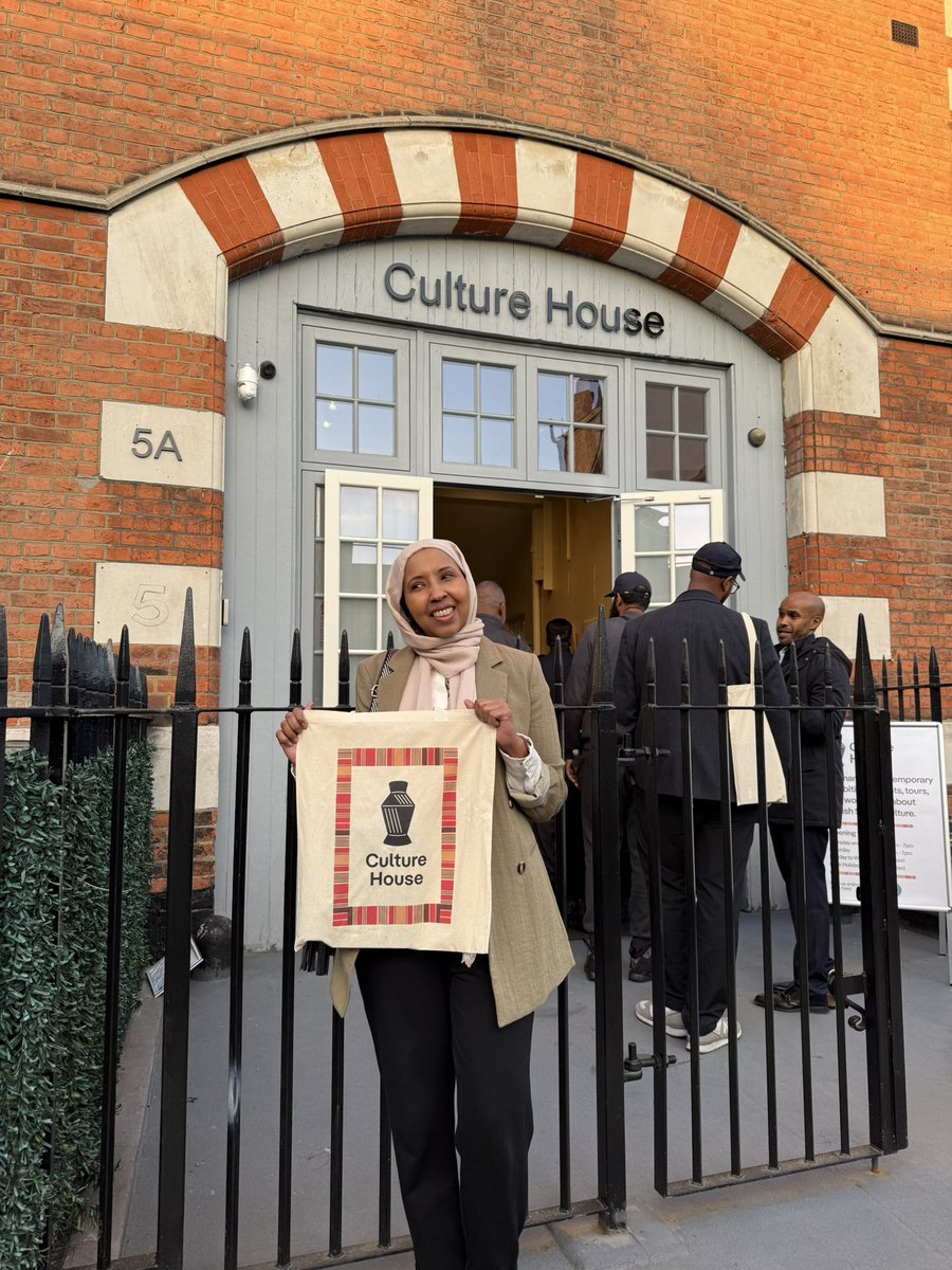 Hodan Haili (@hodanhaili) on Twitter photo Delighted to be at the launch of the Culture House <a href="/movementatm/">Anti-Tribalism Movt</a> !
Exhibition space dedicated to celebrating and promoting Somali culture and sharing the stories of the British Somali community 🎉 Delighted to be at the launch of the Culture House <a href="/movementatm/">Anti-Tribalism Movt</a> !
Exhibition space dedicated to celebrating and promoting Somali culture and sharing the stories of the British Somali community 🎉