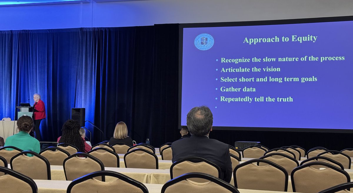 Sophia Williams-Perez, MD (@sophwperez) on Twitter photo A standout and an aspiring lecture from Dr. <a href="/PatNumannMD/">Patricia Numann</a> at #SEW2025 on how we can achieve and foster equity in surgery, across all representation domains.
Regardless of training stage, there are steps everyone can take to promote equity in our field. #ASE25 #ASE2025 A standout and an aspiring lecture from Dr. <a href="/PatNumannMD/">Patricia Numann</a> at #SEW2025 on how we can achieve and foster equity in surgery, across all representation domains.
Regardless of training stage, there are steps everyone can take to promote equity in our field. #ASE25 #ASE2025