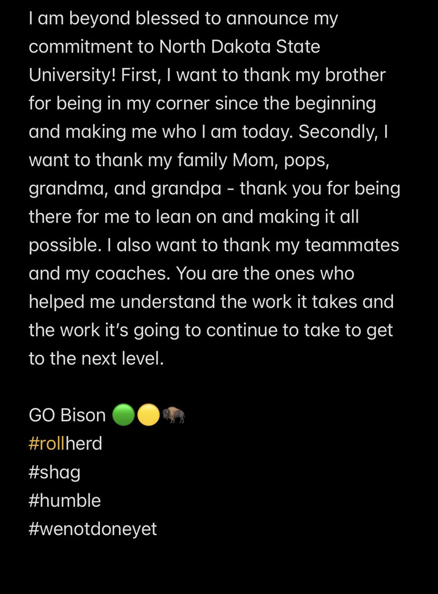 Kobe Russell (@kobe_russell3) on Twitter photo I’m Rolling with you, <a href="/CoachTimNDSU/">Tim Polasek</a> <a href="/CoachWillJ1/">Will J</a> <a href="/CoachGrantOlson/">Coach Grant Olson</a>!
#RollHerd 🤘🏾
<a href="/MJ_NFLDraft/">Mark Johnson</a> <a href="/AllenTrieu/">Allen Trieu</a> <a href="/adamgorney/">Adam Gorney</a> <a href="/SWiltfong_/">Steve Wiltfong</a> I’m Rolling with you, <a href="/CoachTimNDSU/">Tim Polasek</a> <a href="/CoachWillJ1/">Will J</a> <a href="/CoachGrantOlson/">Coach Grant Olson</a>!
#RollHerd 🤘🏾
<a href="/MJ_NFLDraft/">Mark Johnson</a> <a href="/AllenTrieu/">Allen Trieu</a> <a href="/adamgorney/">Adam Gorney</a> <a href="/SWiltfong_/">Steve Wiltfong</a>