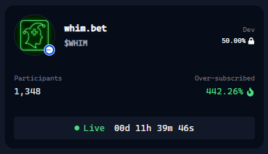 Omsuskes's tweet photo. 🟢Live launch on @virtuals_io geneses. Closing in 14h.

If you have a lot of Virgents point, then this is where you should max bet. 

A tweet about @whimdotbet @whimsy_ai 

The Project's Core Offering (8/10) 🟢

Whimbet is a platform that captures opportunity in livestreams, turning audience energy and reactions into on-chain prediction markets. Whim bet enables to  catch the spark just as it ignites and spins it into a tradable moment.

As the whitepaper puts it, “It’s not about forecasting the future—it’s about capturing the moment" 

Timeline and Development Stage (6/10) 🟡

The whitepaper dropped in April 2025, marking the project is caming from a fresh idea in the product makret fit. They are highlighting Twitch’s meteoric rise past 6.5 million peak concurrent viewers, a wild 1200% surge since 2015. 

No roadmap really shown on the whitepaper so far.

The Creators And Investors (7/10)🟢

The Owner @crypt_zarchex 
CoOwner @NashOrien 
Both of these founders are relative using a new account. I cant dig much information on them. These are quite redflags

//BUT//

Investor @fewshot_ 
If you are not around during the first bullrun of @virtuals_io , $SEKOIA is one of the first OG and multi millions marketcap launch of $VIRTUAL. 

My guess is that these projects are the result of @fewshot_ brainstorming and he is heavily involved. So betting on him is the main deal here.

Market Opportunity (8/10)  🟡

The whitepaper identifies a massive opportunity, noting that the "livestream economy today commands over $150 billion in aggregate annual economic influence"

The core purpose of https://t.co/Lc0eq02GVk is to enable a model where the value generated by collective attention can be captured and traded by the very people who create that value-the viewers. 

As the whitepaper articulates: "Each viral moment, rage quit, clutch play, or unexpected kiss generates a massive spike in attention. Billions feel it. No one monetizes it"

🟢Conclusion (8.5/10) 🟢

Whim is a new fresh and ambitious attempt to create a new type of betting market based on the real-time capture of collective attention and emotion. 

The overall idea itself is a genius move, but the roadmap and current teams capability will need a lot of time to proof and currently quite questionable.

However, a punt into this project with your Virgents is 100% profitable. Tokenomic itself is quite good. Will wrote about it in the other thread.

Like and retweet if you find this is helpful!