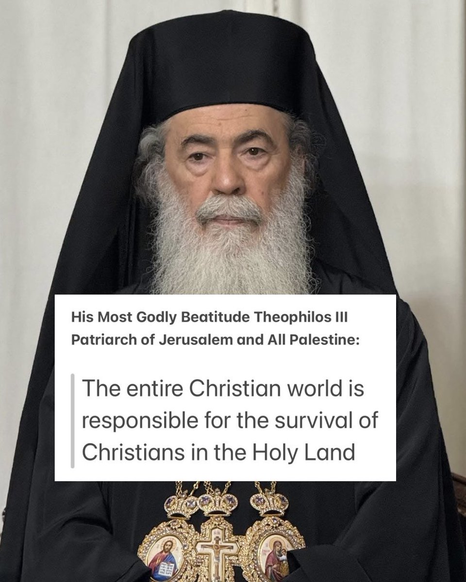 chunguskitten's tweet photo. Christians have a duty to defend our Palestinian brothers and sisters. https://t.co/h5FGLbv3iW