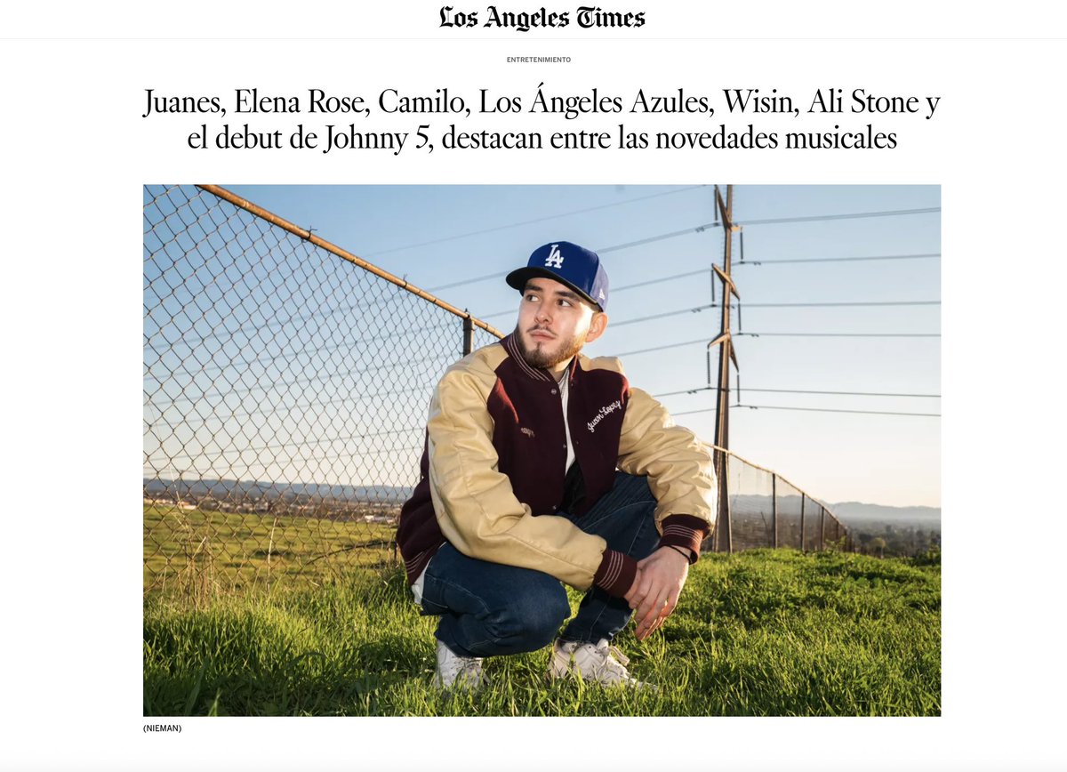your boy was featured in the LA times 🥹💙