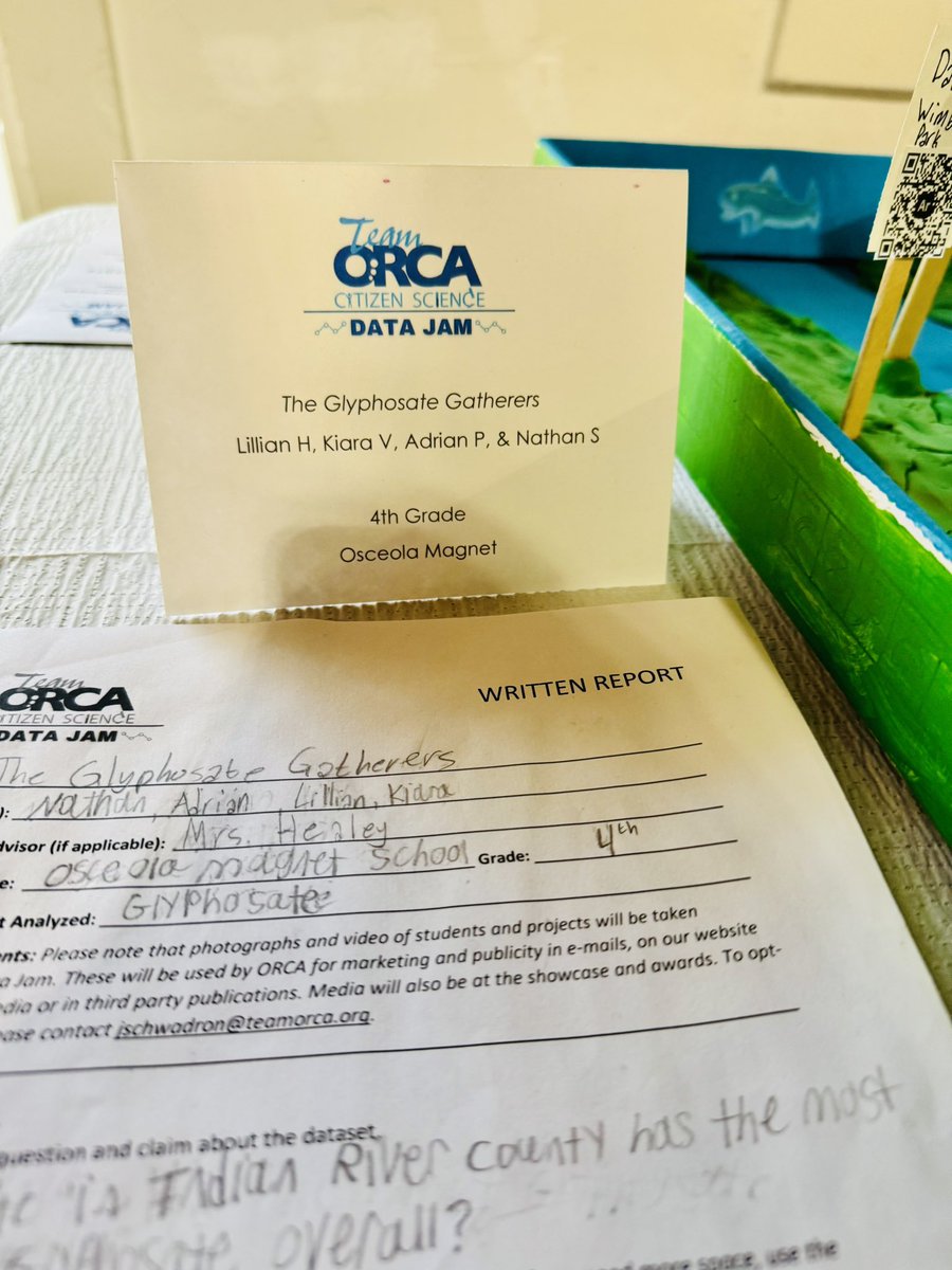 When Science, Art &amp; Data meet, Ss benefit &amp; are able to flex their creative problem solving! Orca Data Jam allowed our Ss to analyze data collected on types &amp; amounts of microplastics found in different fish species in our lagoon. Results? AR diorama &amp; a board game! @IRCSchools