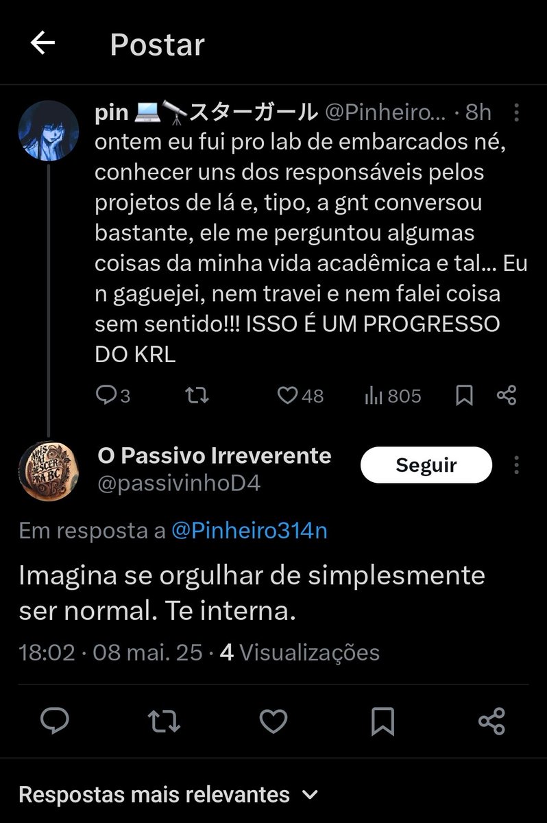 Pinheiro314n's tweet image. Pessoa timida tbm é normal 🤝🏻