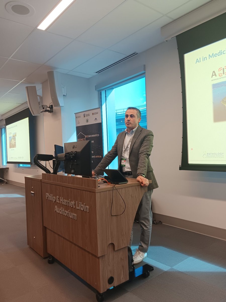 BioNet (@bionetcanada) on Twitter photo Keynote presenter Dr. Ali Bashashati <a href="/ABashashati/">Ali Bashashati</a> <a href="/UBC/">University of British Columbia</a> on AI in bioinformatics #BioNet2025 Keynote presenter Dr. Ali Bashashati <a href="/ABashashati/">Ali Bashashati</a> <a href="/UBC/">University of British Columbia</a> on AI in bioinformatics #BioNet2025